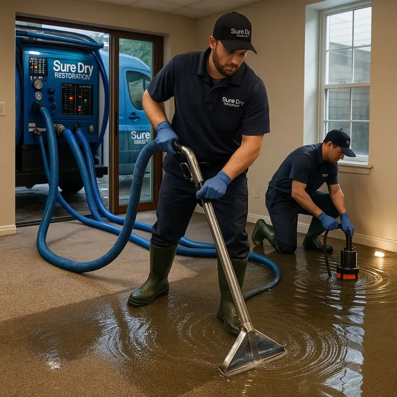 Water Extraction and Removal process in Gustine, CA